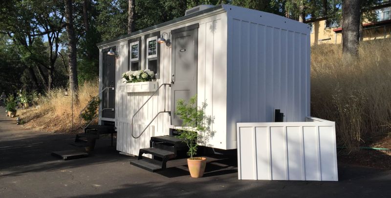 Luxury Portable Restroom at event